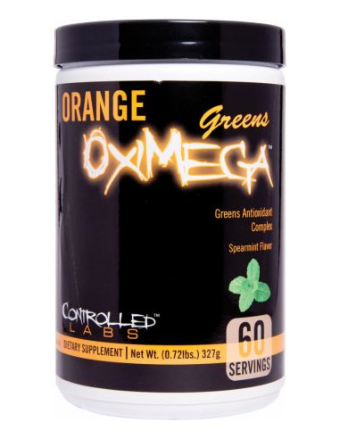 Orange OxiMega Greens, Spearmint Flavor - 327g...