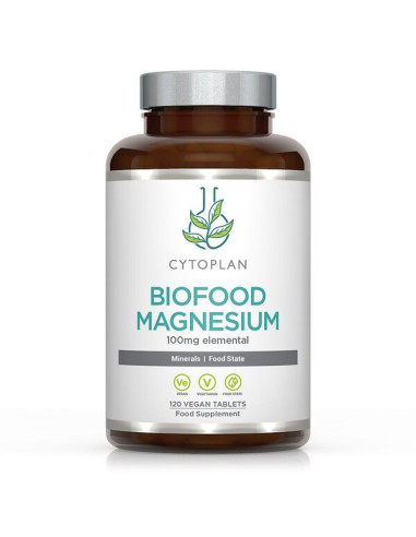Biofood Magnesium - 120 vegan tabs | Cytoplan