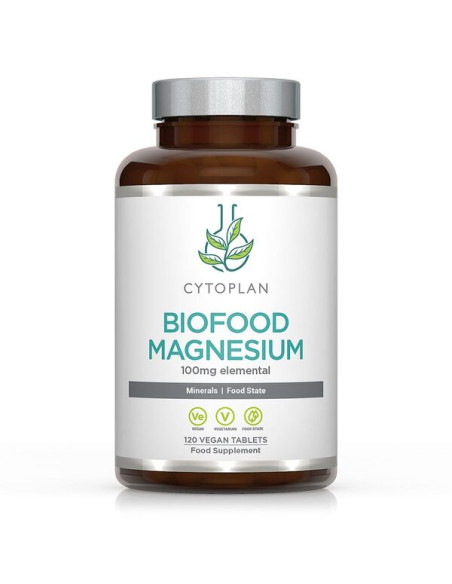 Biofood Magnesium - 120 vegan tabs | Cytoplan