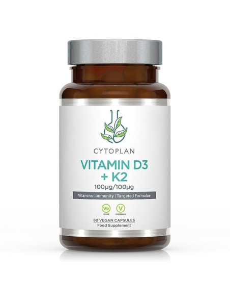 Vitamin D3 + K2 - 60 vcaps | Cytoplan