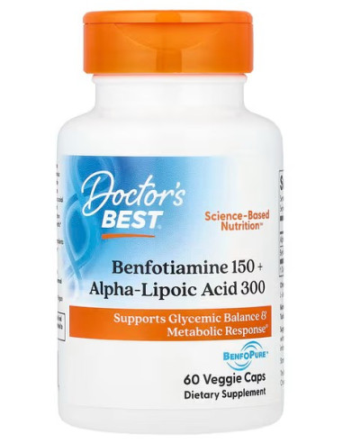 Benfotiamine 150 + Alpha-Lipoic Acid 300 - 60...
