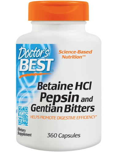 Betaine HCI Pepsin & Gentian Bitters, 360...