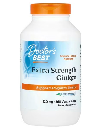 Extra Strength Ginkgo, 120mg - 360 vcaps |...