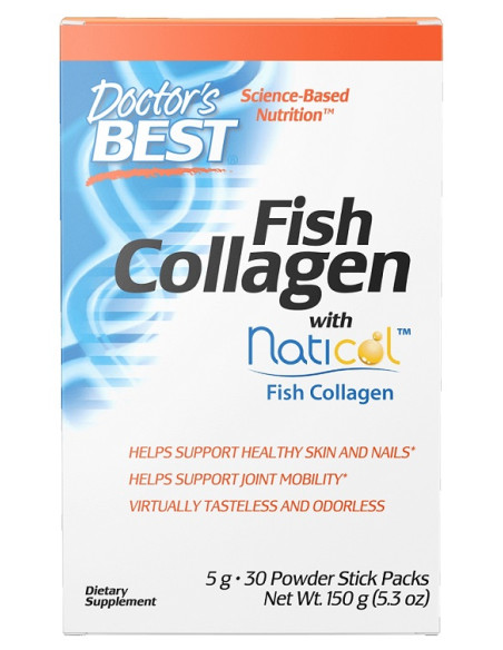 Fish Collagen with Naticol Fish Collagen - 30 stick packs | Doctor's Best