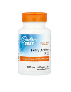 Fully Active B12, 1500mcg - 180 vcaps | Doctor's Best