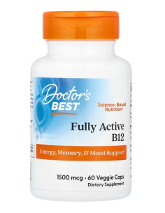 Fully Active B12, 1500mcg - 60 vcaps | Doctor's Best