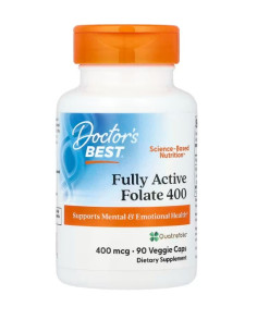 Fully Active Folate 400 with Quatrefolic, 400mcg - 90...
