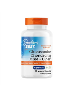 Glucosamine Chondroitin MSM + UC-II - 90 vcaps | Doctor's...