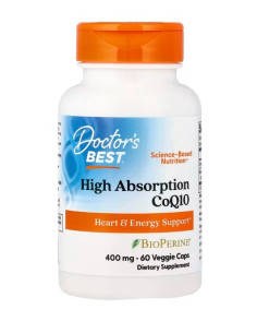 High Absorption CoQ10 with BioPerine, 400mg - 60 vcaps |...