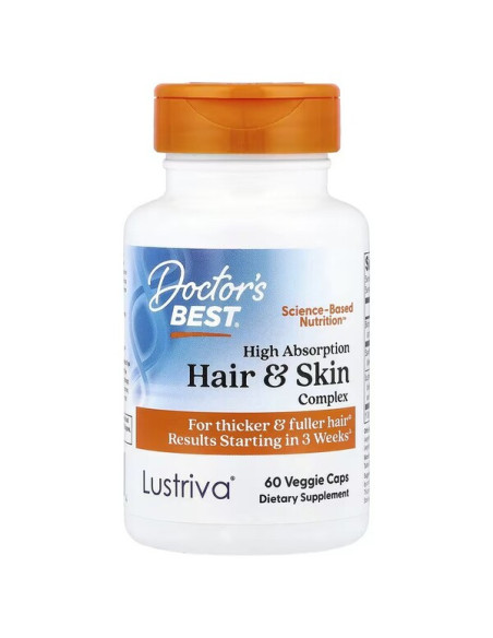 High Absorption Hair & Skin Complex - 60 vaps | Doctor's Best