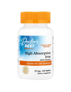 High Absorption Iron, 27mg - 120 tablets | Doctor's Best
