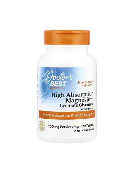 High Absorption Magnesium, 100mg - 120 tablets | Doctor's Best