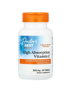 High Absorption Vitamin C, 500mg - 60 tablets | Doctor's...