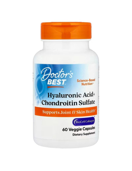 Hyaluronic Acid + Chondroitin Sulfate with BioCell Collagen - 60 caps | Doctor's Best