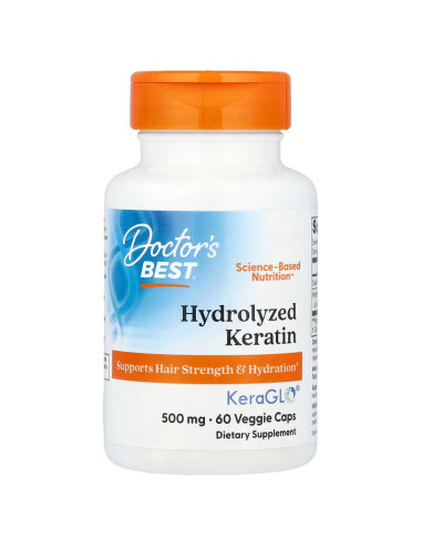 Hydrolyzed Keratin, 500mg - 60 vcaps | Doctor's...