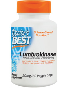 Lumbrokinase, 20mg - 60 vcaps | Doctor's Best