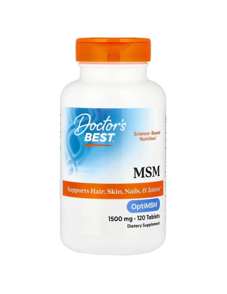 MSM with OptiMSM, 1500mg - 120 tablets | Doctor's Best