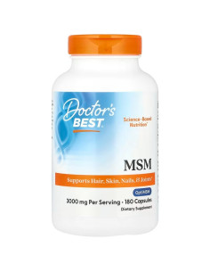 MSM with OptiMSM, 3000mg - 180 caps | Doctor's Best