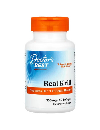 Real Krill, 350mg - 60 softgels  | Doctor's Best