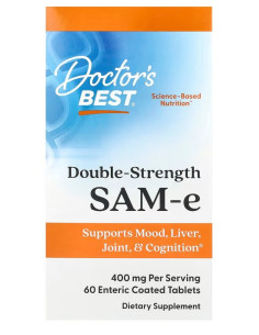 SAM-e, 400mg Double-Strength - 60 tablets  | Doctor's Best