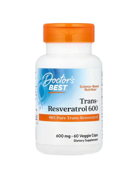 Trans-Resveratrol 600, 600mg - 60 vcaps | Doctor's Best