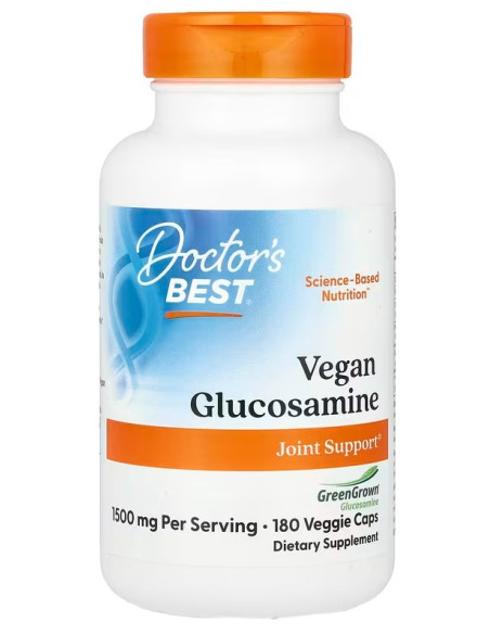 Vegan Glucosamine with GreenGrown, 1500mg - 180 vcaps | Doctor's Best