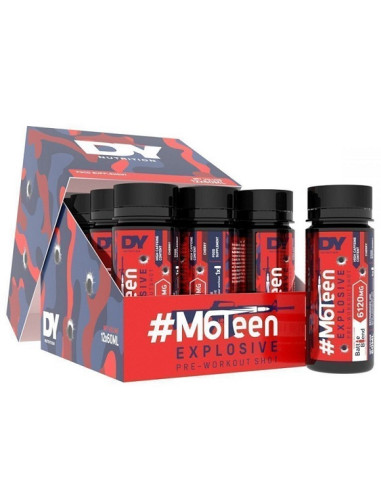 M6Teen Explosive Pre-Workout Shot, Blueberry -...
