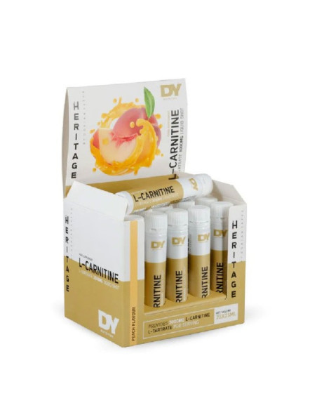 L-Carnitine Liquid Shot, Peach (EAN 5060763892101) - 20 x 25ml. | Dorian Yates
