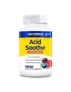 Acid Soothe Chewable, Berry - 60 tablets | Enzymedica