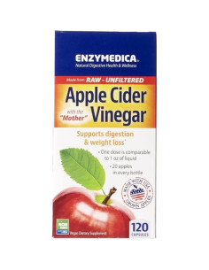 Apple Cider Vinegar - 120 caps | Enzymedica