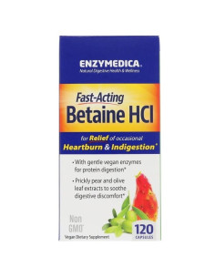 Betaine HCl - 120 caps | Enzymedica