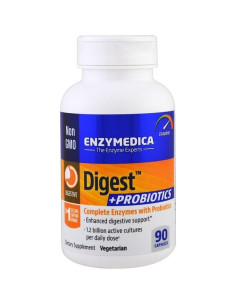 Digest + Probiotics - 90 caps | Enzymedica