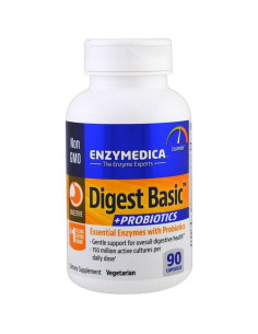 Digest Basic + Probiotics - 90 caps | Enzymedica