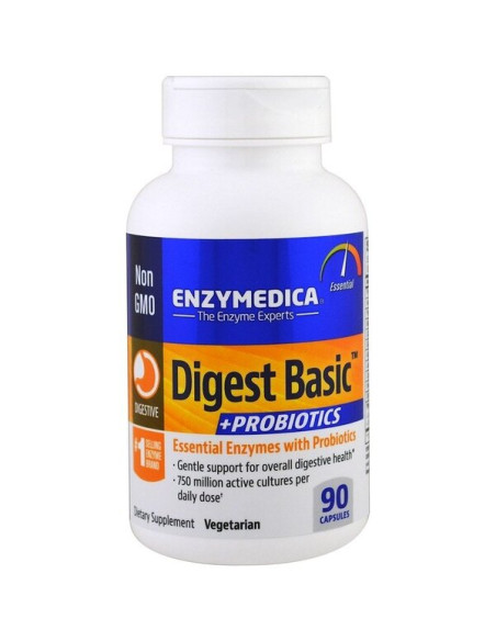 Digest Basic + Probiotics - 90 caps | Enzymedica