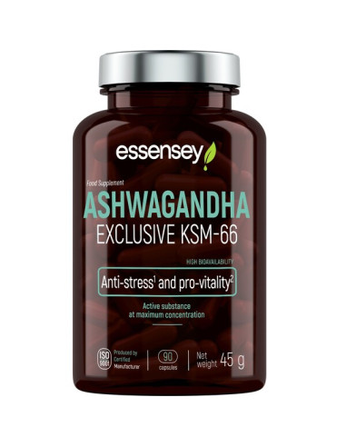 Ashwagandha Exclusive KSM-66 - 90 caps | Essensey