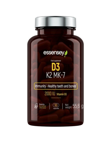 D3 K2 MK-7 - 90 caps | Essensey