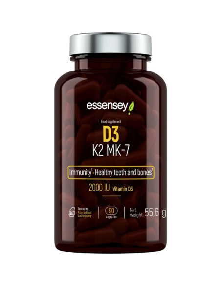 D3 K2 MK-7 - 90 caps | Essensey