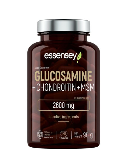 Glucosamine + Chondroitin + MSM - 120 caps | Essensey