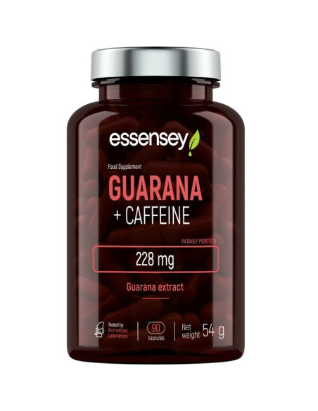 Guarana + Caffeine - 90 caps | Essensey