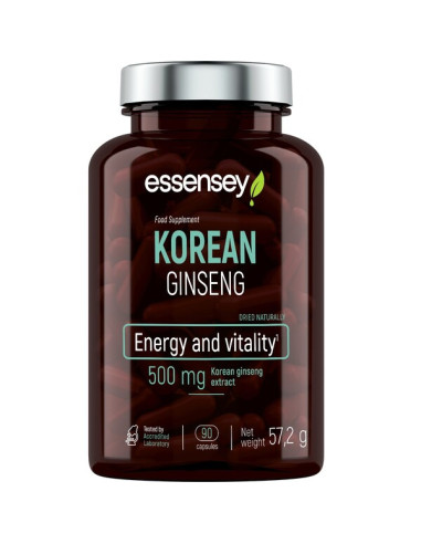 Korean Ginseng, 500mg - 90 caps | Essensey