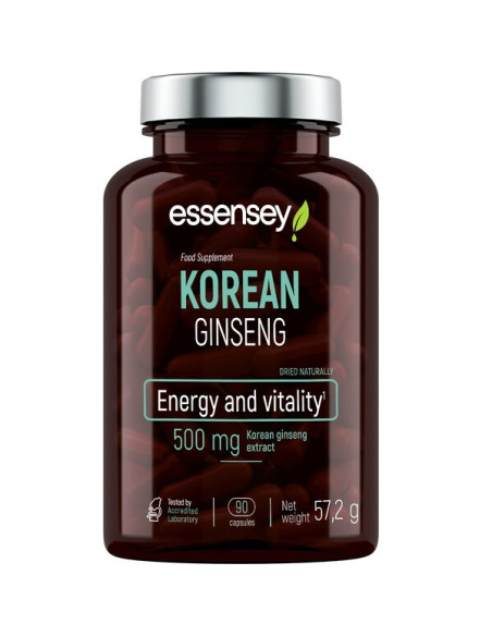 Korean Ginseng, 500mg - 90 caps | Essensey