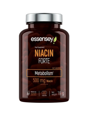 Niacin Forte, 500mg - 120 caps | Essensey