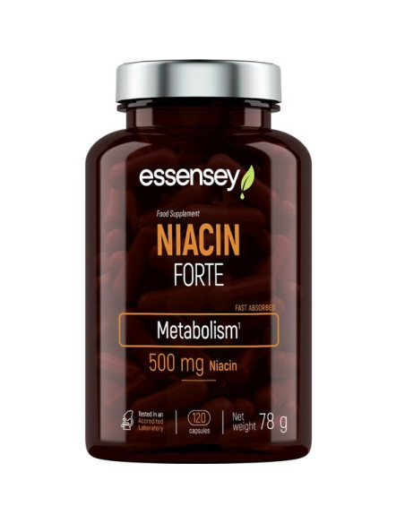 Niacin Forte, 500mg - 120 caps | Essensey