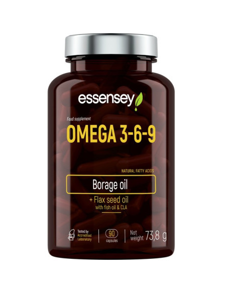 Omega 3-6-9 - 90 caps | Essensey