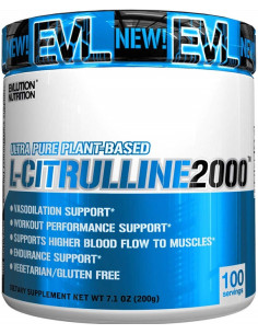 L-Citrulline 2000, Unflavoured - 200g | EVLution Nutrition