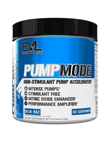 PumpMode Powder, Blue Raz - 183g | EVLution Nutrition