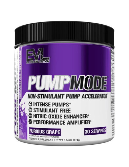 PumpMode Powder, Furious Grape - 174g | EVLution Nutrition