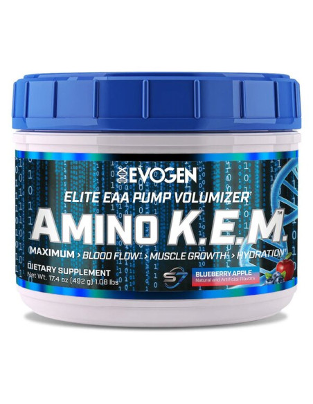 Amino K.E.M. EAA, Blueberry Apple - 492g | Evogen