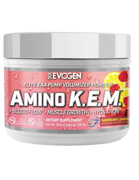 Amino K.E.M. EAA, Raspberry Lemonade - 480g | Evogen