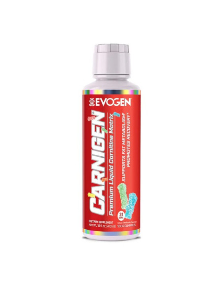 Carnigen Liquid, Sour Gummies - 473 ml. | Evogen